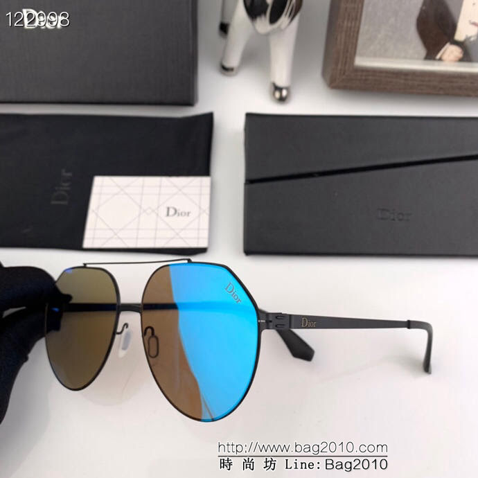 DIOR-迪奧 2019新款 男女情侶款太陽鏡 多邊形墨鏡 5252  lly1249